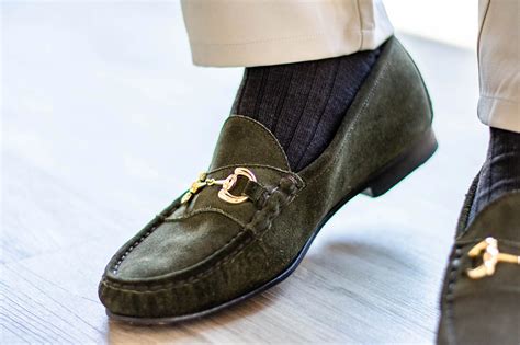 horsebit loafers for men.